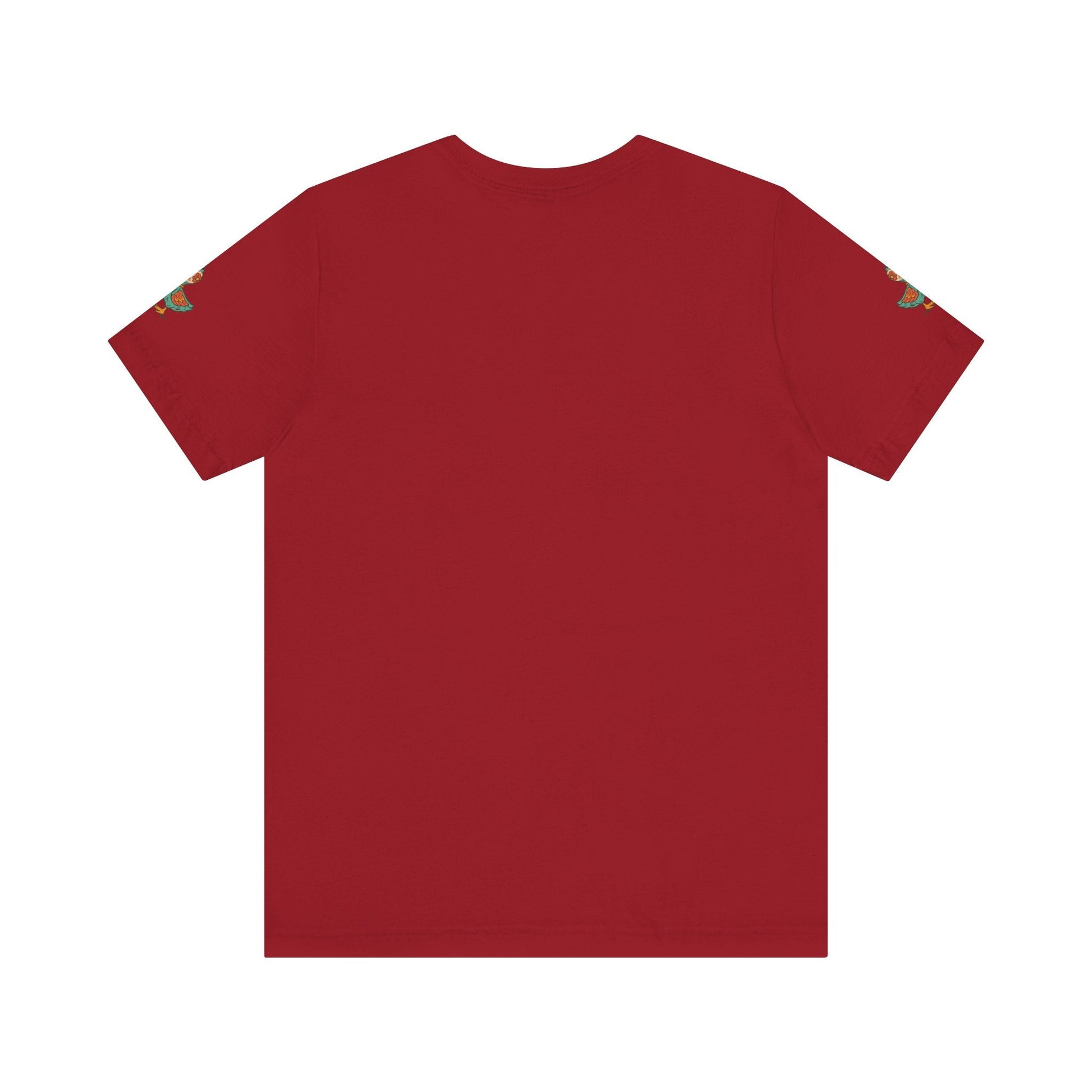 Just Ducking Around – Día de los Muertos Skeleton & Duck Tee | Funny Graphic Shirt – Canvas Red T-Shirt for cartoon graphic tee (39 view)