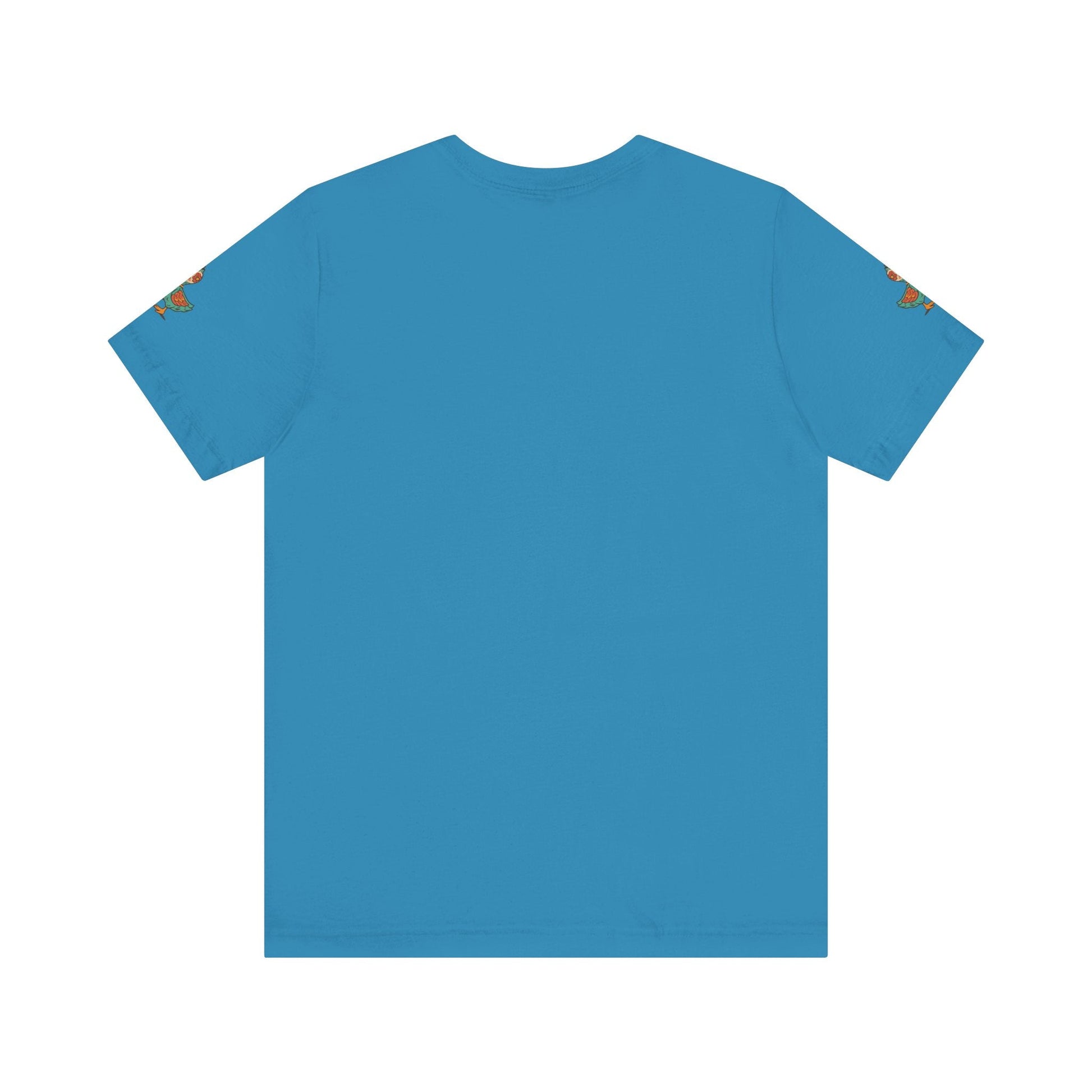 Just Ducking Around – Día de los Muertos Skeleton & Duck Tee | Funny Graphic Shirt – Aqua T-Shirt for cartoon graphic tee (9 view)
