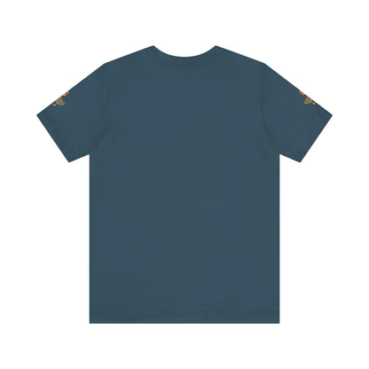 Just Ducking Around – Día de los Muertos Skeleton & Duck Tee | Funny Graphic Shirt – Deep Teal T-Shirt for cartoon graphic tee (14 view)
