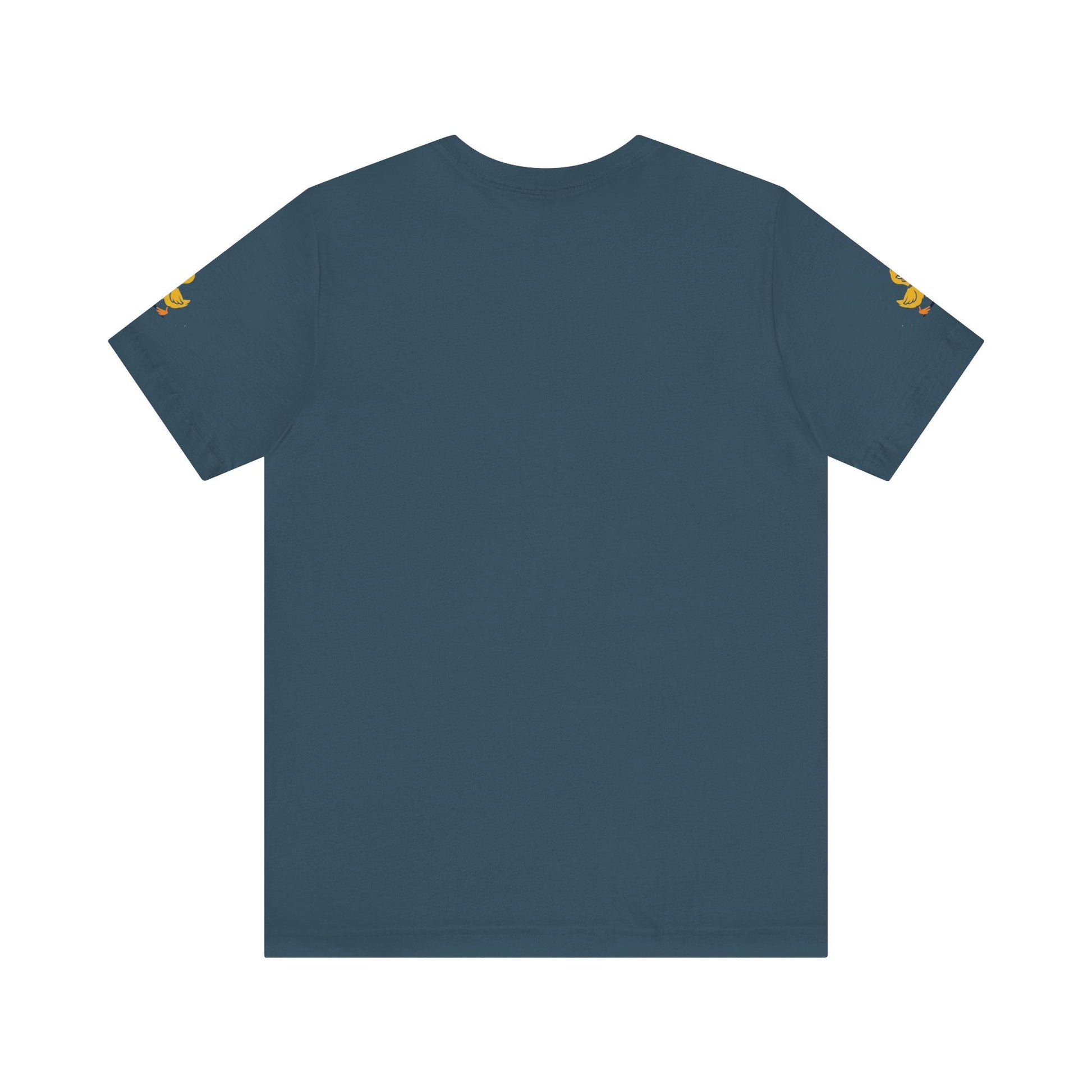 Just Ducking Around – Funny Skeleton Walking Duck Shirt | Bold Humor Tee – Deep Teal T-Shirt for Best Sellers (14 view)