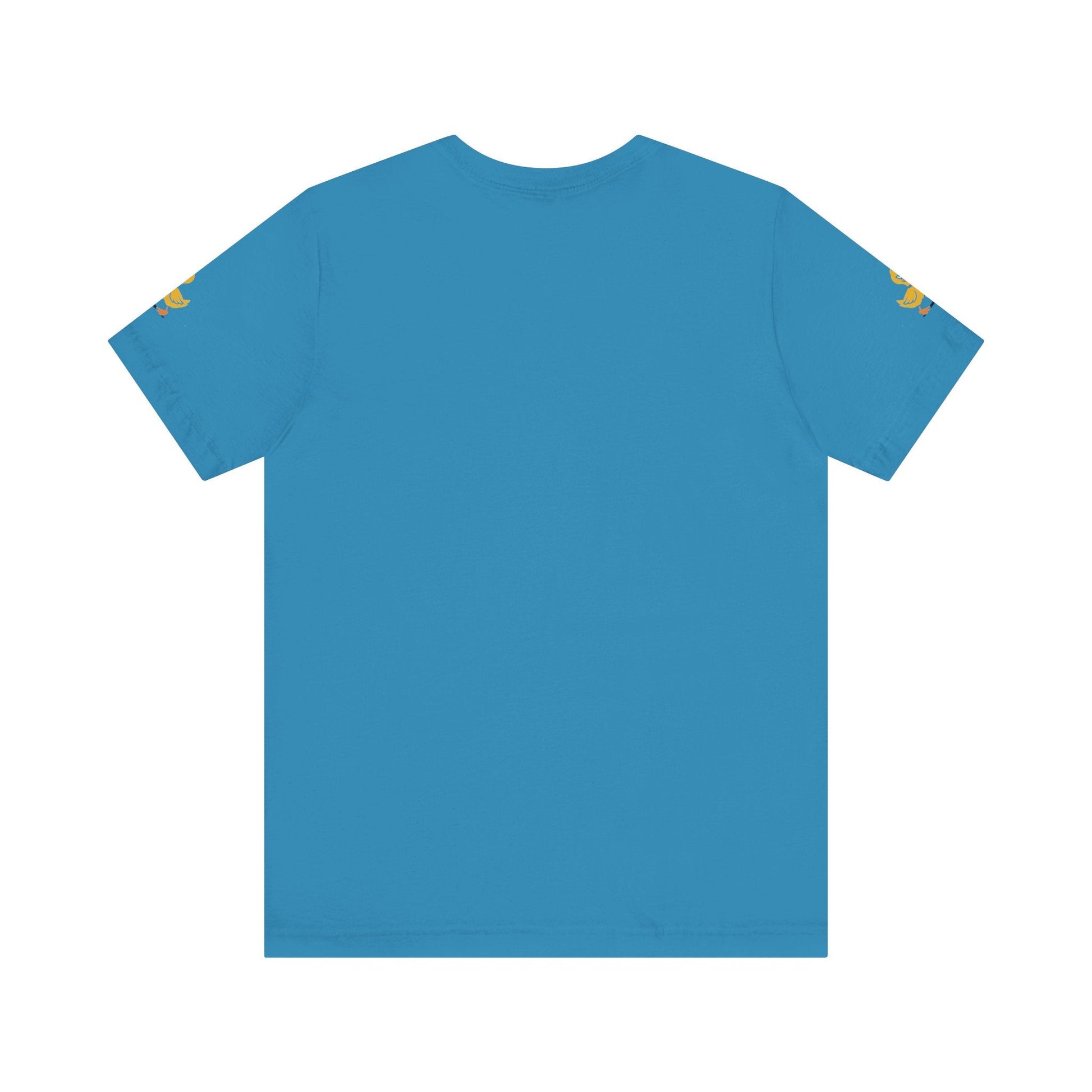 Just Ducking Around – Funny Skeleton Walking Duck Shirt | Bold Humor Tee – Aqua T-Shirt for Best Sellers (9 view)