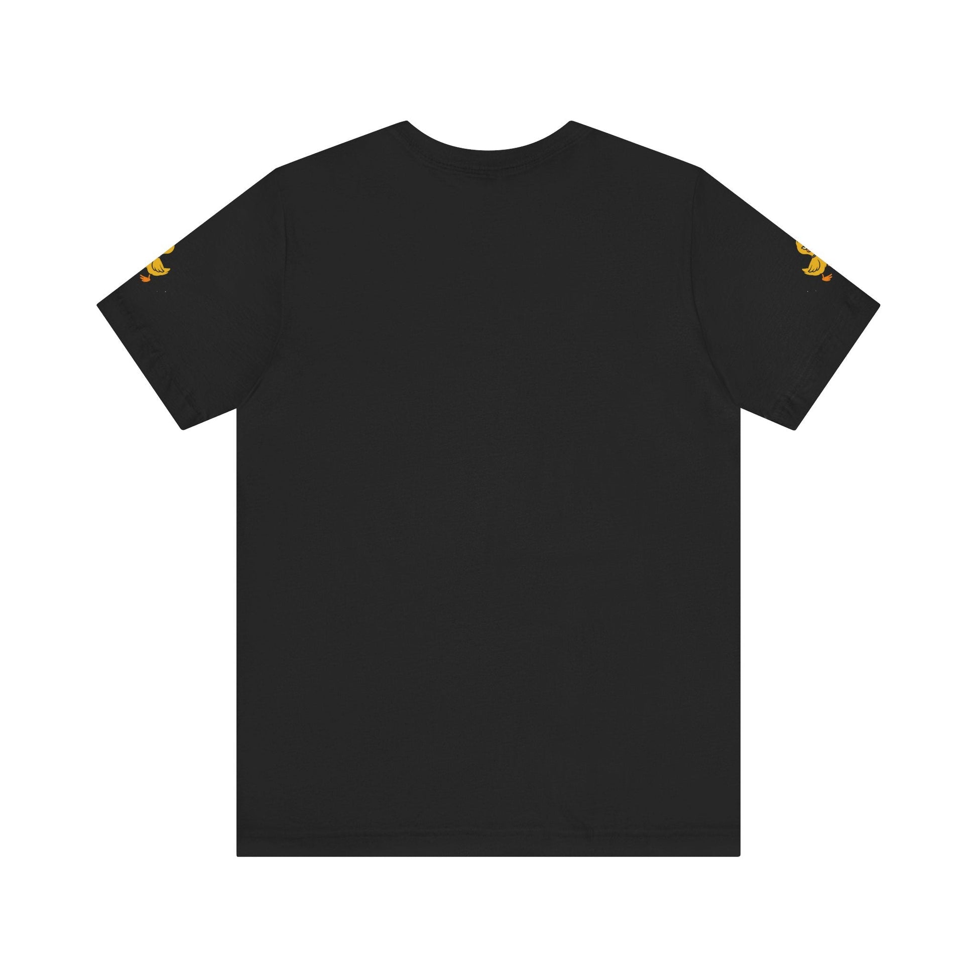 Just Ducking Around – Funny Skeleton Walking Duck Shirt | Bold Humor Tee – Black T-Shirt for Best Sellers (4 view)