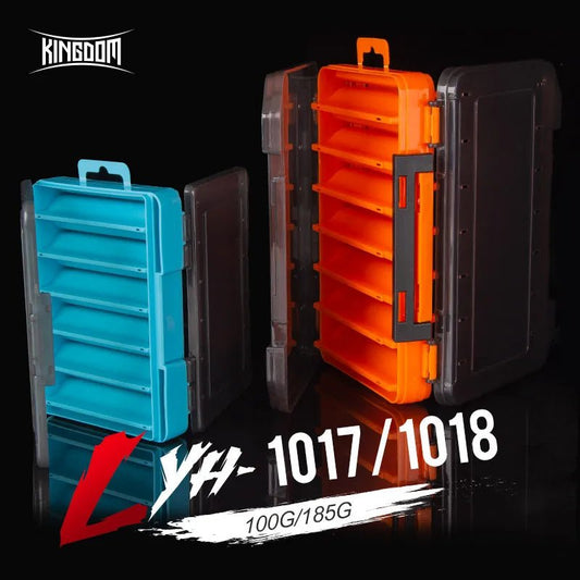 Kingdom Fishing Tackle Box – Double - Sided 12/14 Compartments, High - Strength Storage | Accessories – lyh - 1017 orange Fishing Gear for ABS Material (1 view)