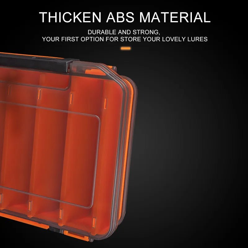 Kingdom Fishing Tackle Box – Double - Sided 12/14 Compartments, High - Strength Storage | Accessories – lyh - 1017 orange Fishing Gear for ABS Material (6 view)