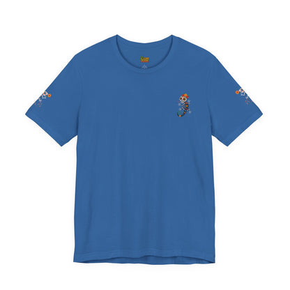 La Lagartija Viva – Sugar Skull Lizard Tee with Day of the Dead Vibes | Unisex Halloween Shirt – Oxblood Black T-Shirt for artsy apparel (43 view)