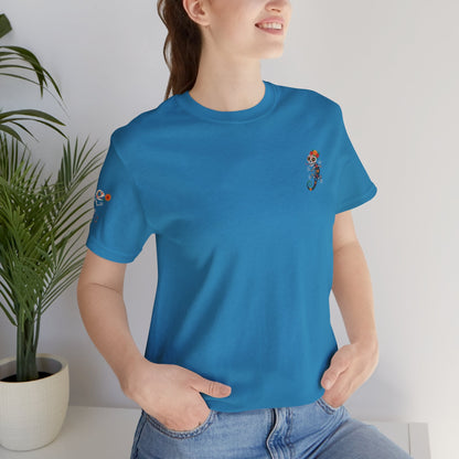 La Lagartija Viva – Sugar Skull Lizard Tee with Day of the Dead Vibes | Unisex Halloween Shirt – Oxblood Black T-Shirt for artsy apparel (35 view)