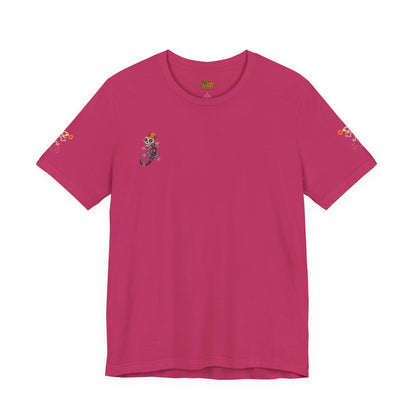 La Lagartija Viva – Sugar Skull Lizard Tee with Day of the Dead Vibes | Unisex Halloween Shirt – Berry T-Shirt for artsy apparel (66 view)
