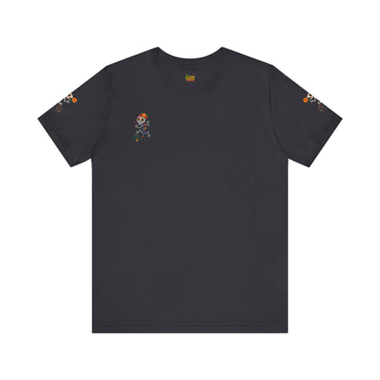 La Lagartija Viva – Sugar Skull Lizard Tee with Day of the Dead Vibes | Unisex Halloween Shirt – Dark Grey T-Shirt for artsy apparel (15 view)