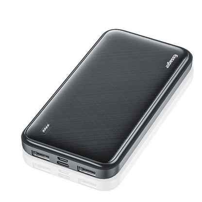 Large Capacity Power Bank – Dual USB Fast Charging | Portable Charger – Black Camping Gear for Dual USB (4 view)