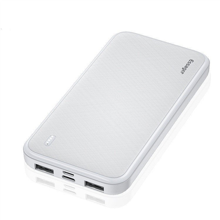 Large Capacity Power Bank – Dual USB Fast Charging | Portable Charger – White Camping Gear for Dual USB (5 view)