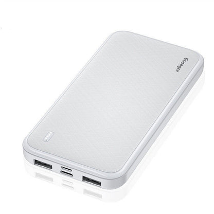 Large Capacity Power Bank – Dual USB Fast Charging | Portable Charger – White Camping Gear for Dual USB (5 view)