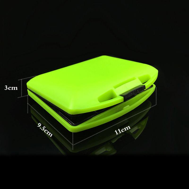 LEO 100 - Piece Fly Fishing Tackle Box (Hooks, Swivels) – green Fishing Gear for 100pcs (3 view)