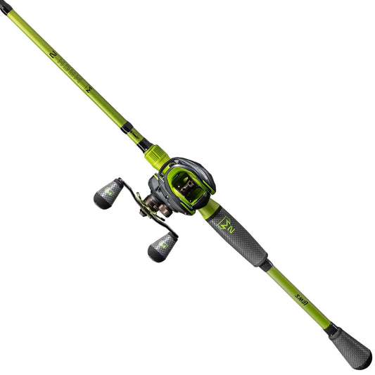 Lews MACH 2 Baitcasting Combo – 7' IM8 Graphite Rod with Left-Hand Reel | Winn Dri-Tac Ultra Grip & Medium Heavy Power – Left Fishing Gear by SbrTnHomes