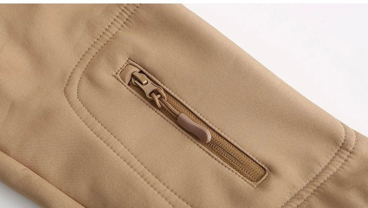 LITEGUEST Heated Camouflage Jacket Built for Outdoor in Cold Weather – Khaki Camouflage Jacket for Apparel (10 view)