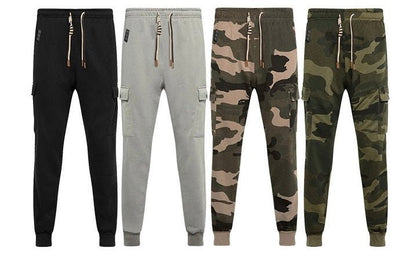 LITEGUEST™ Heated Cargo Multi - Pocket Pants for Outdoor Activities – Brown Camouflage Pants for Apparel (2 view)