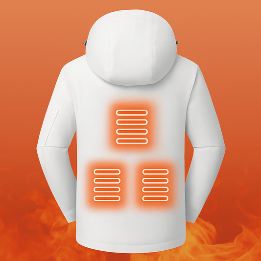 LITEGUEST™ Heated Jacket – 5 - Zone USB - Powered Outdoor Hiking Coat – Black Jacket for Apparel (1 view)