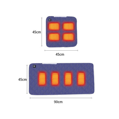 LITEGUEST™ Heated Seat Cushion – Portable Warmth for Outdoor Use – Long Cushion for camping gear (4 view)