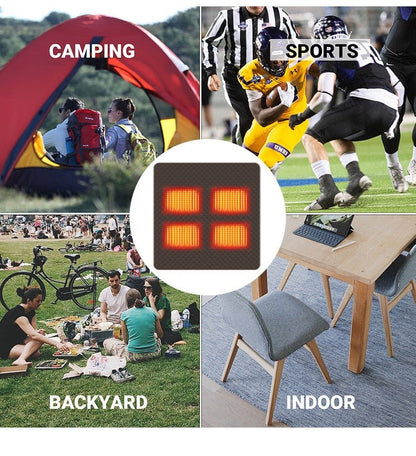 LITEGUEST™ Heated Seat Cushion – Portable Warmth for Outdoor Use – Long Cushion for camping gear (8 view)