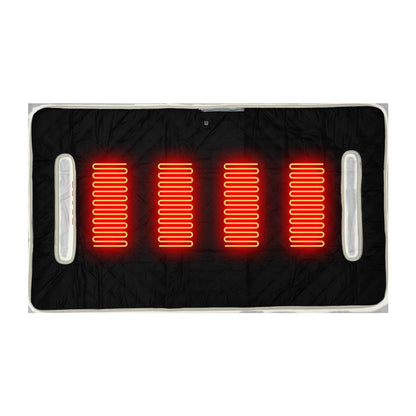 LITEGUEST USB Heated Golf Cart Seat Cushion Winter Warmth Essential – Black Blanket for heated gear (5 view)