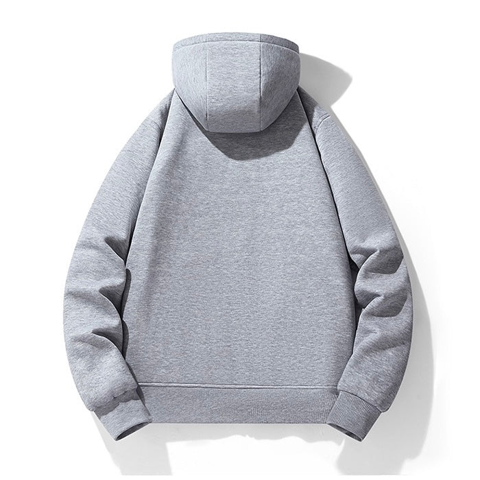 LITEGUEST USB Heated Hoodie 5 - Zone Heated Zip - up Hooded Sweatshirt – Gray Sweater for Apparel (7 view)