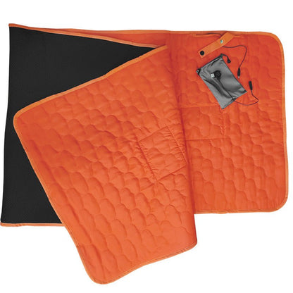 LITEGUEST™ USB Heated Sleeping Pad – Cold - Weather Camping Tent Mat – Orange Mat for camping gear (4 view)