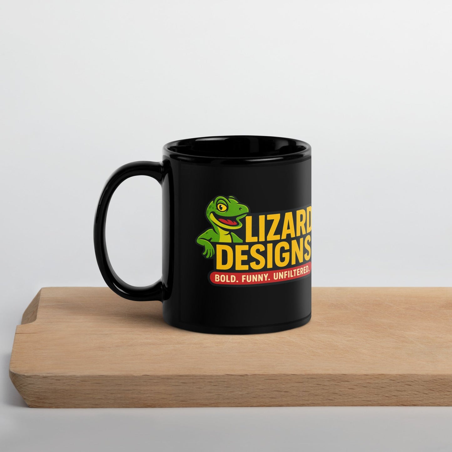 Lizard Designs Black Glossy Mug – 11 oz Mug by SbrTnHomes