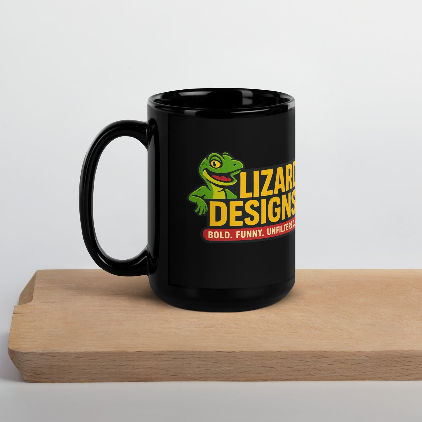 Lizard Designs Black Glossy Mug – 11 oz Mug by SbrTnHomes