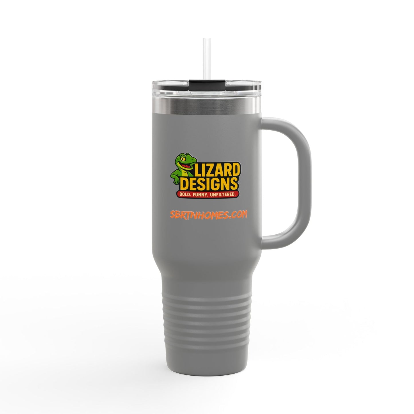 Lizard Designs Insulated Travel Mug - 40oz Adventure Flask for Hot & Cold Beverages – 40oz Mug by Printify