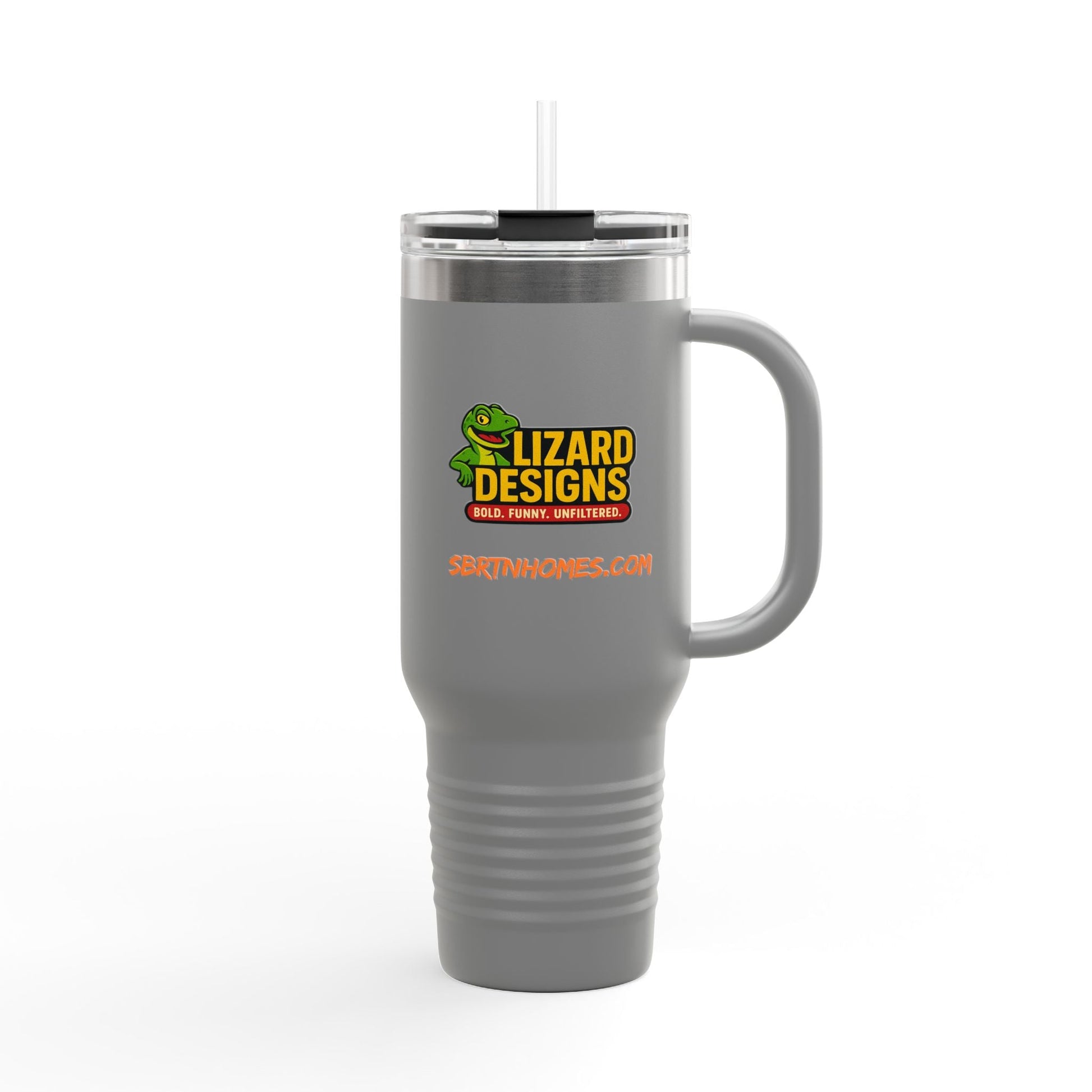Lizard Designs Insulated Travel Mug - 40oz Adventure Flask for Hot & Cold Beverages – 40oz Mug by Printify
