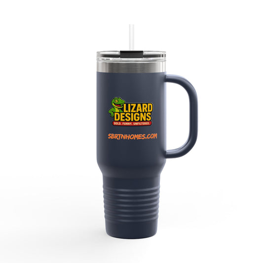 Lizard Designs Insulated Travel Mug - 40oz Adventure Flask for Hot & Cold Beverages – 40oz Mug for 40oz Travel Mug (1 view)