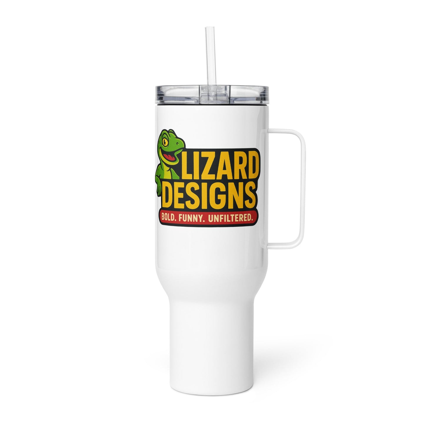 Lizard Designs Travel mug with a handle I RM Outpost – 40 oz Mug for Custom Mugs (5 view)