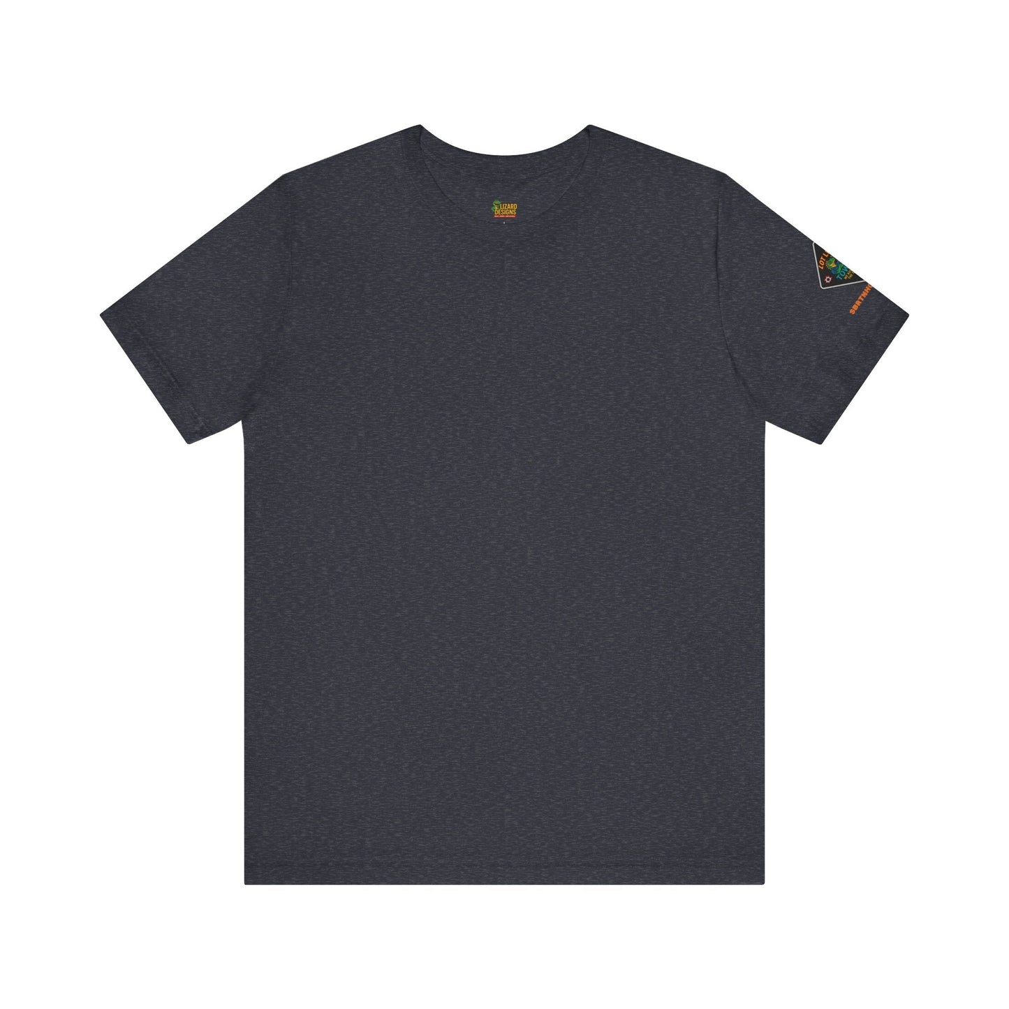 Lot Lizard Towing Tee – We Keep'em Off the Streets | Funny Trucker Shirt – Heather Navy T-Shirt by Printify