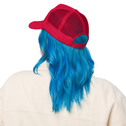 Lot Lizard Towing Trucker Hat – Best in Town | Dark Hauler Edition – Red Hats for [design name] (4 view)