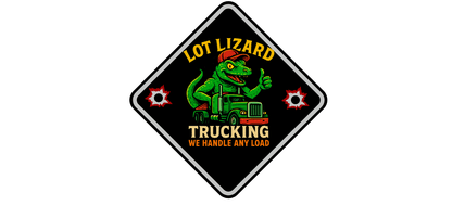 Lot Lizard Trucker Hat – We handle any Load | Funny Road Sign Cap for Truckers – Black Hats for casual trucker (2 view)