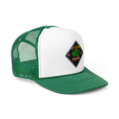Lot Lizard Trucker Hat – We handle any Load | Funny Road Sign Cap for Truckers – Green Hats for casual trucker (8 view)