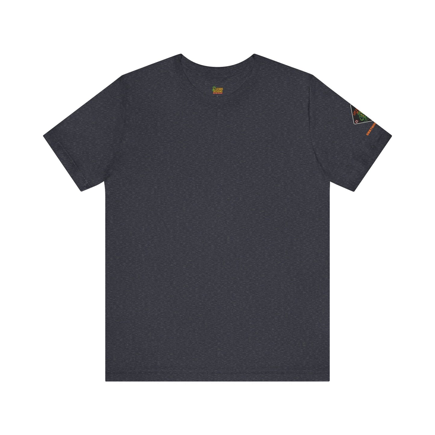 Lot Lizard Trucking Tee – Satisfaction Guaranteed | Funny Trucker Shirt – Heather Navy T-Shirt for Casual Everyday Wear (26 view)