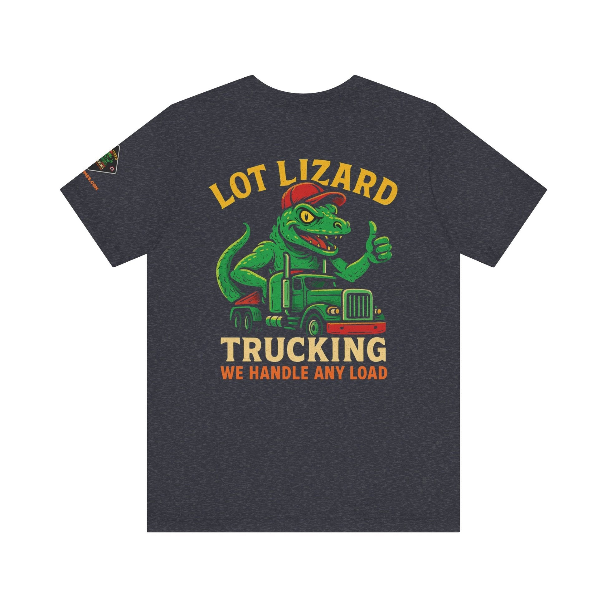 Lot Lizard Trucking Tee – We Handle Any Load with Style | Funny Trucker Shirt – Cardinal T-Shirt for Best Sellers (8 view)