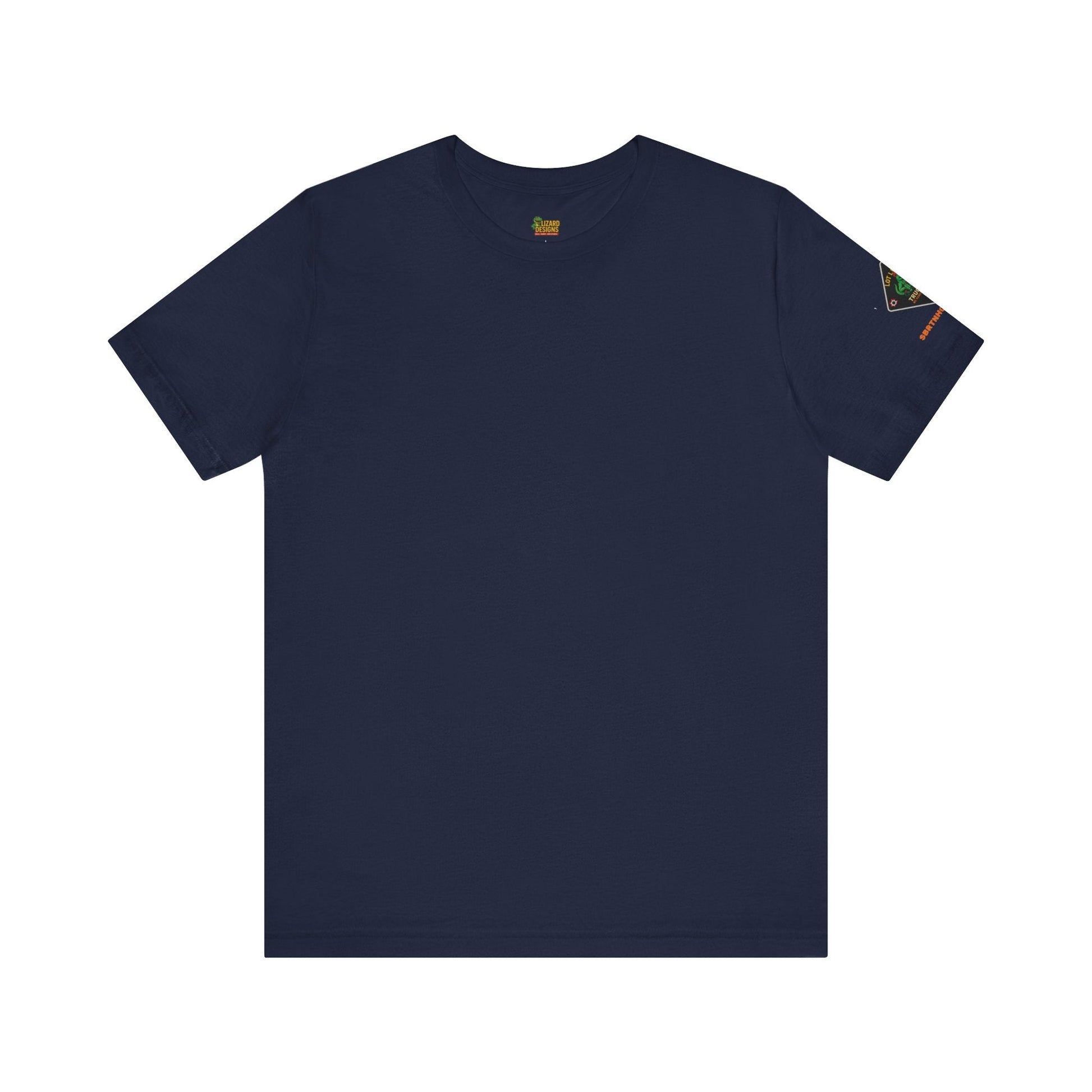 Lot Lizard Trucking Tee – We Handle Any Load with Style | Funny Trucker Shirt – Heather Navy T-Shirt for Best Sellers (19 view)