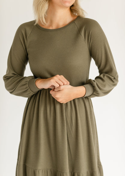 Luna Tiered Midi Dress