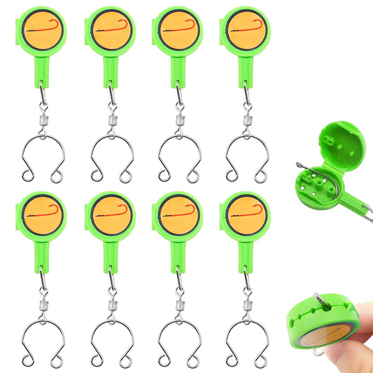 8 Pack Fishing Knot Tying Tools – Quick Tie Nail Knot Tool – greener Fishing Gear by SbrTnHomes