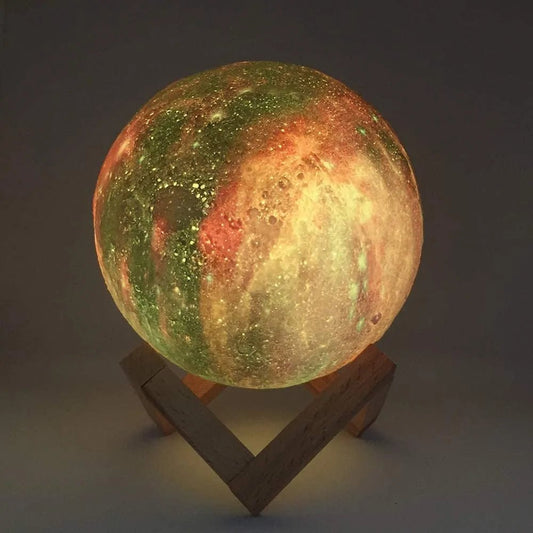 Galaxy - Moon - Lamp | Shop Sbrtn Homes – 16 colors lighting for decor (1 view)