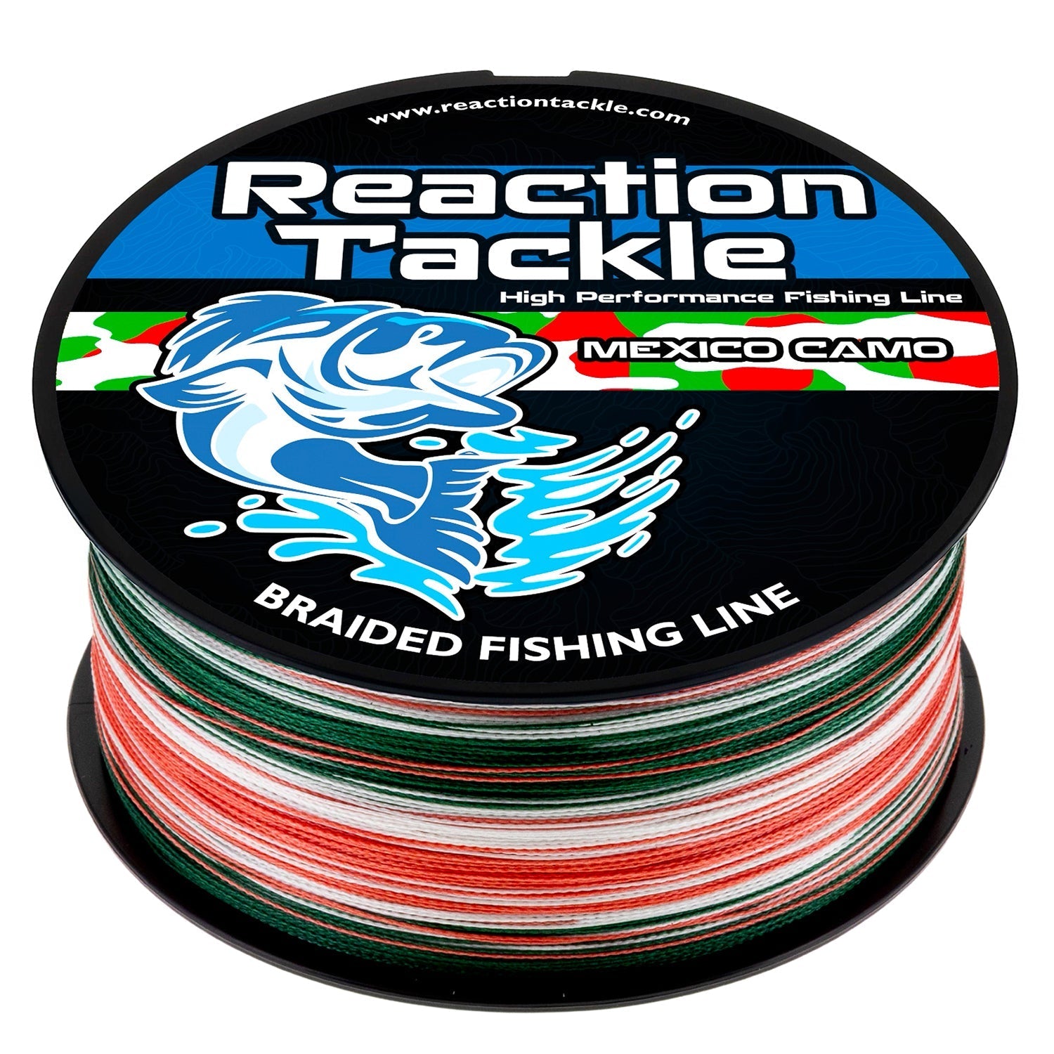 Reaction Tackle Braided Fishing Line - Mexico Camo - NEW Reaction Tackle