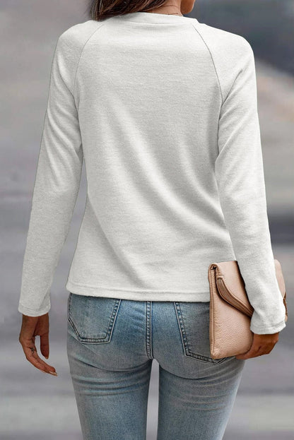 Millie Seam Detail Raglan Long Sleeve Top – Black Tops/Long Sleeve Tops for Shopify Collective (13 view)