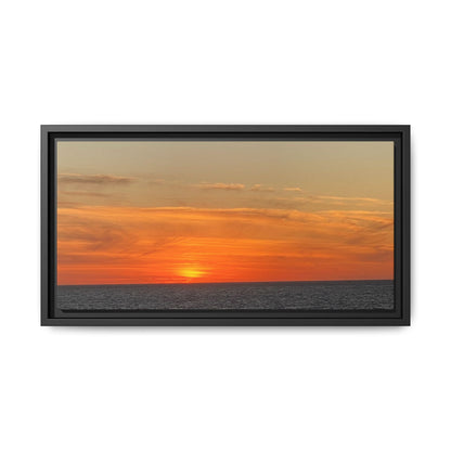 Molten Sunset Over Ocean Canvas Print – Fiery Horizon Photography | Bold Coastal Wall Art – 20" x 10" (Horizontal) Canvas for Art for Decor (19 view)