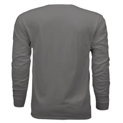 Nashville Guitar Long Sleeve Tee – Music City Pride | RM Outpost Apparel – DARK GREY T-Shirt for American Flag (6 view)