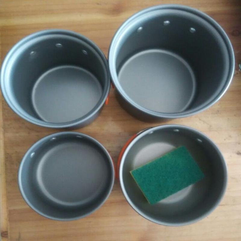 Naturehike Ultralight Camping Cookware (4 - Piece Set) – Camping Gear for 4 - piece (5 view)