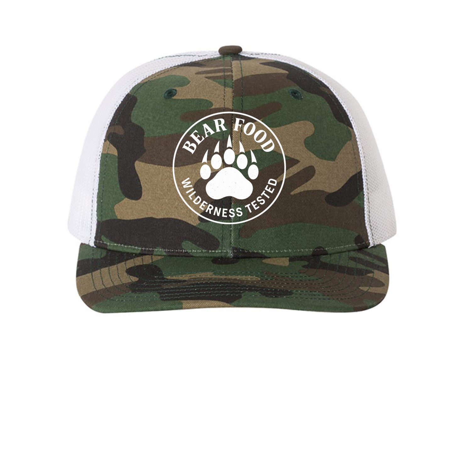 Army Camo/ White - FRONT