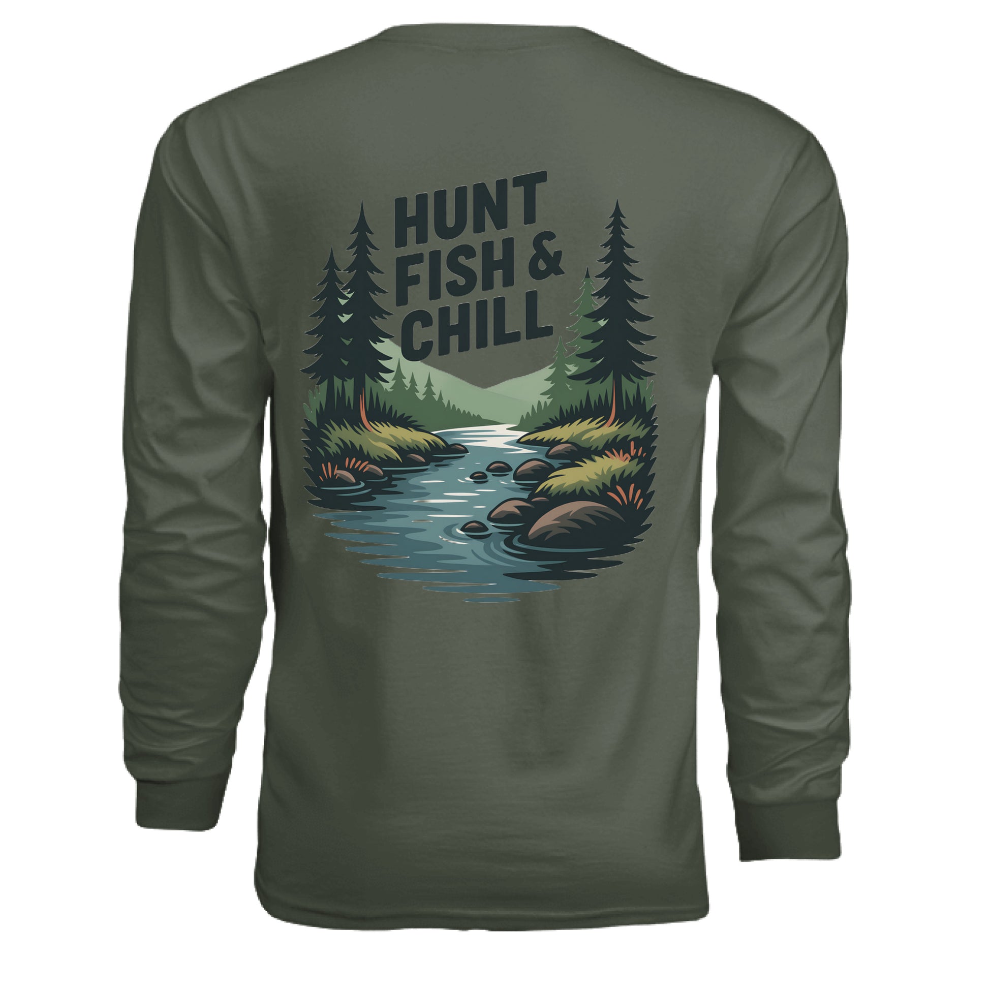 MILITARY GREEN - BACK