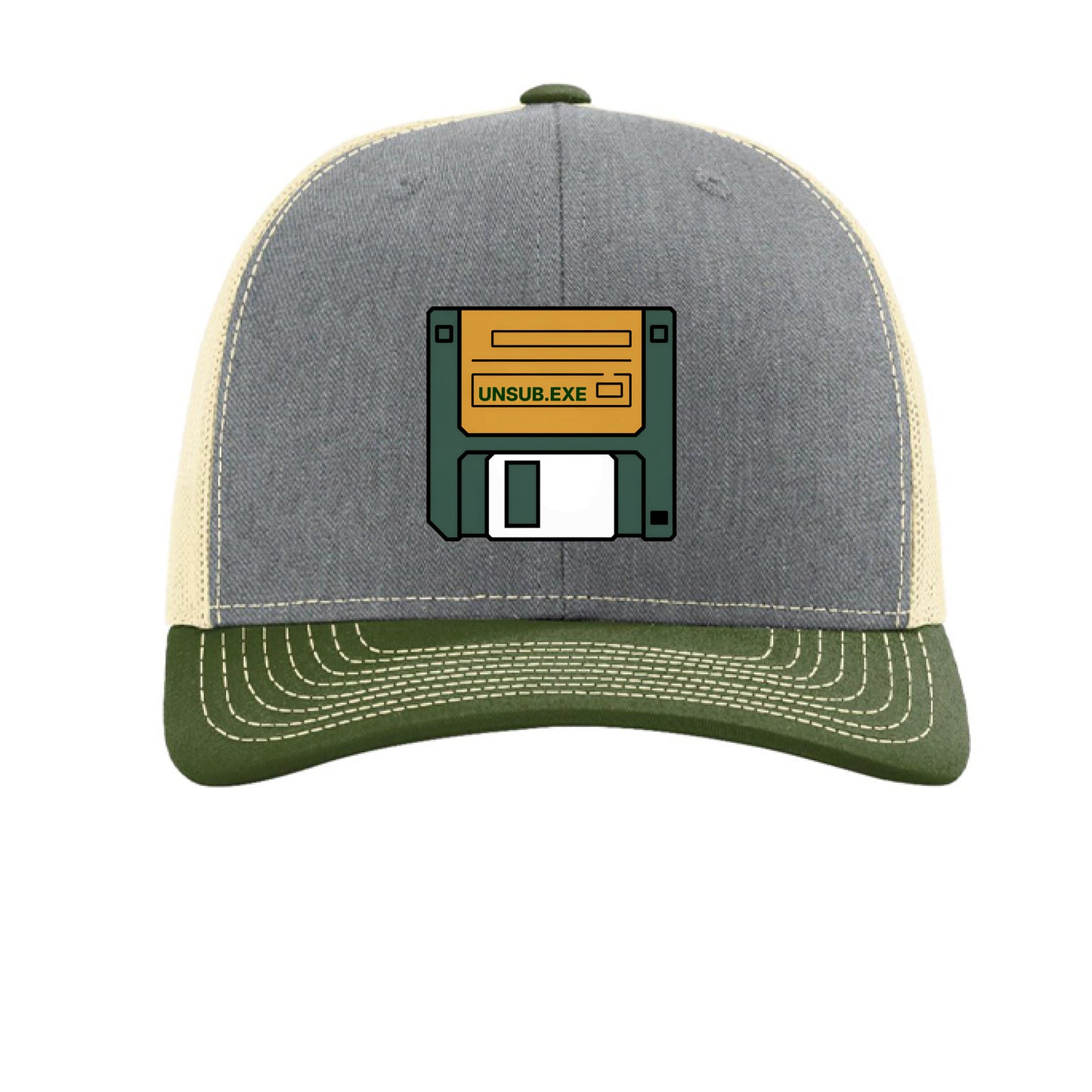 Heather Grey/ Birch/ Army Olive - FRONT