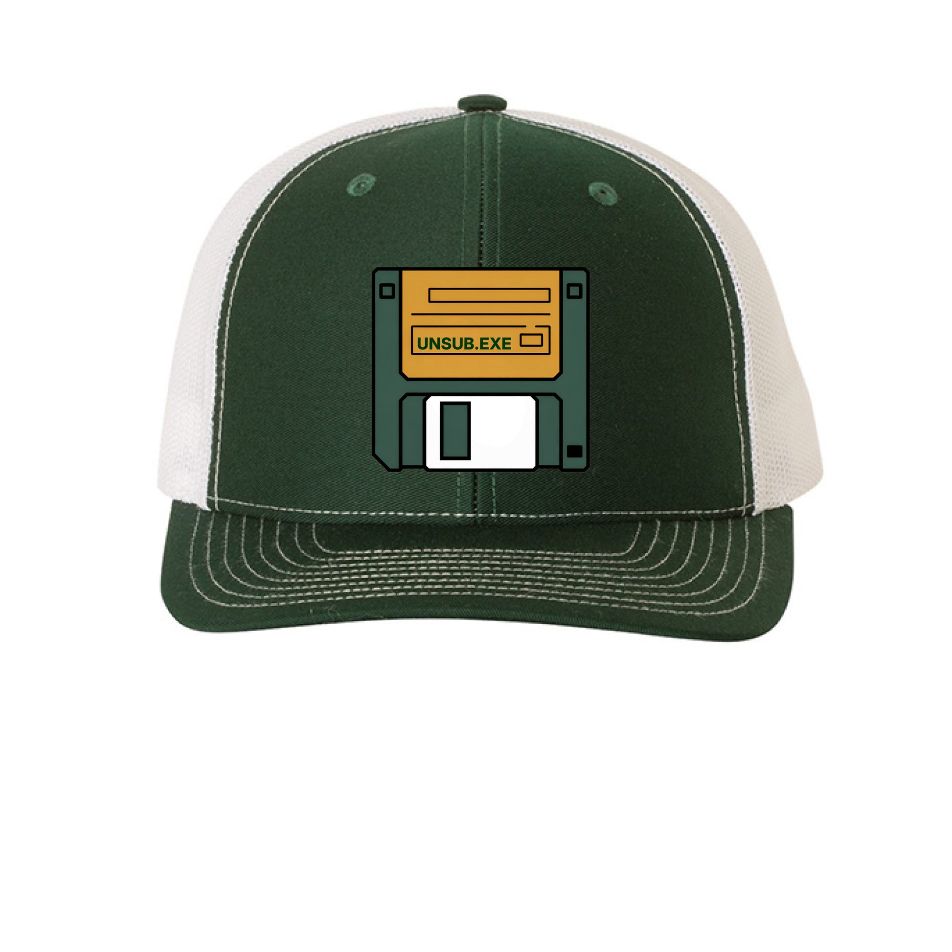 Dark Green/ White - FRONT